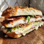 Grilled Chicken Cordon Bleu Sandwich