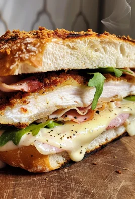Grilled Chicken Cordon Bleu Sandwich