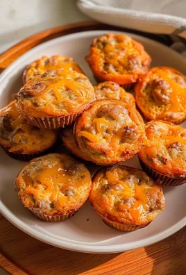 High-Protein Pancake Sausage Mini Muffins