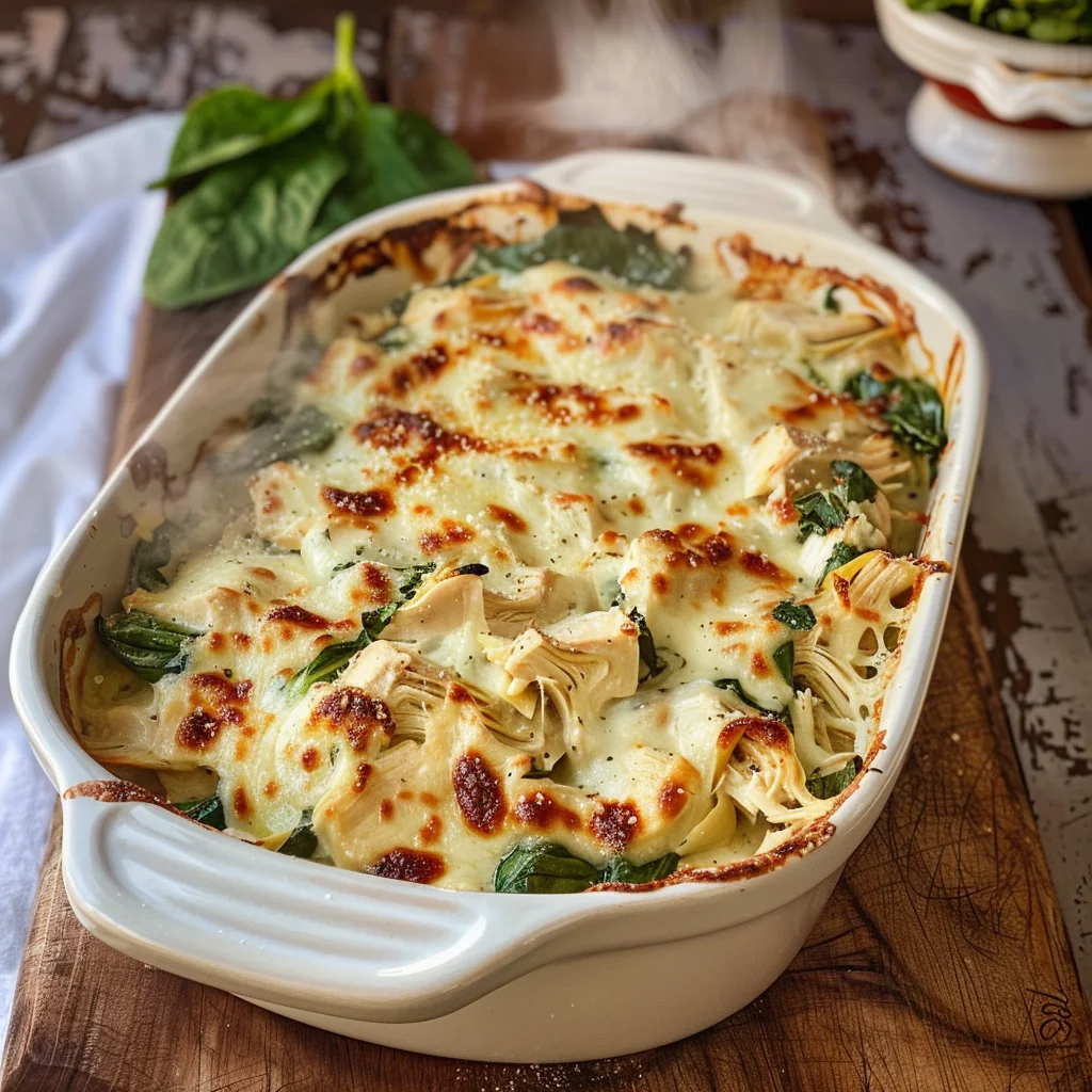 High-Protein Spinach and Artichoke Chicken Casserole: An Incredible Ultimate Meal