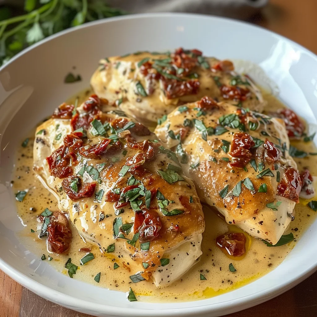 High Protein Crockpot Marry Me Chicken