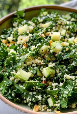 Kale Quinoa Salad - With Lemon Dressing
