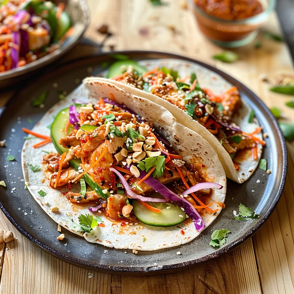 Korean Chicken Tacos Recipe