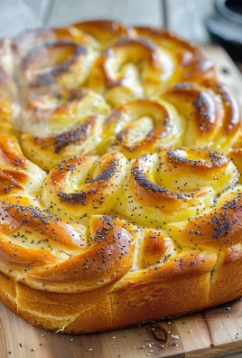 Lemon Poppy Seed Pull-Apart Bread