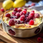 Lemon Raspberry Cottage Cheese Bake – 1 Light, Simple Favorite