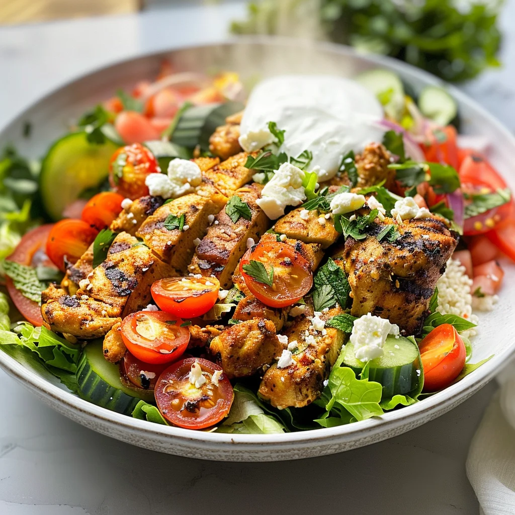 Low Carb Chicken Shawarma Bowls