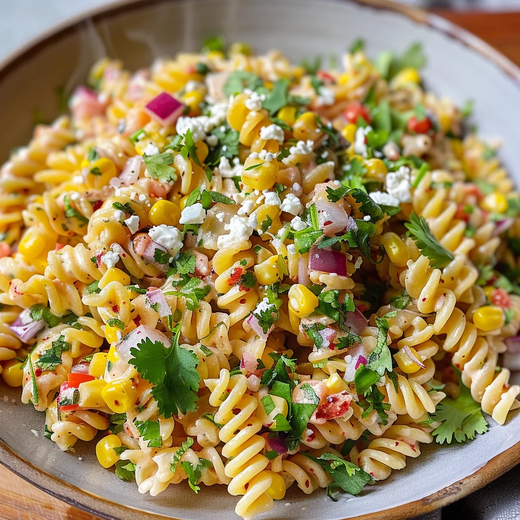 Mexican Street Corn Pasta Salad Recipe