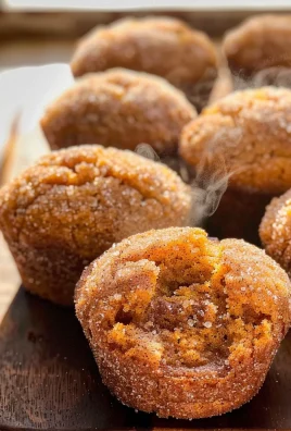 Mini Cinnamon Sugar Pumpkin Muffins