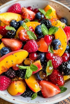 Peach Berry Fruit Salad