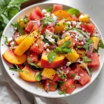Peach Watermelon Salad: Refreshing Summer Delight Awaits!