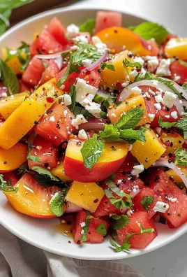 Peach Watermelon Salad: Refreshing Summer Delight Awaits!