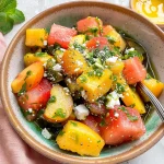 Peach Watermelon Salad Without Feta