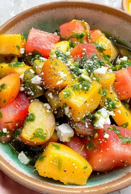 Peach Watermelon Salad Without Feta
