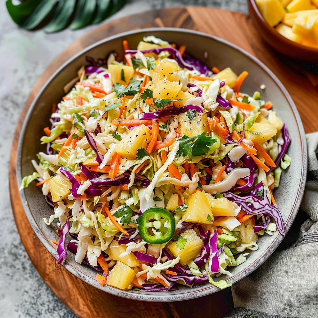 Pineapple Coleslaw