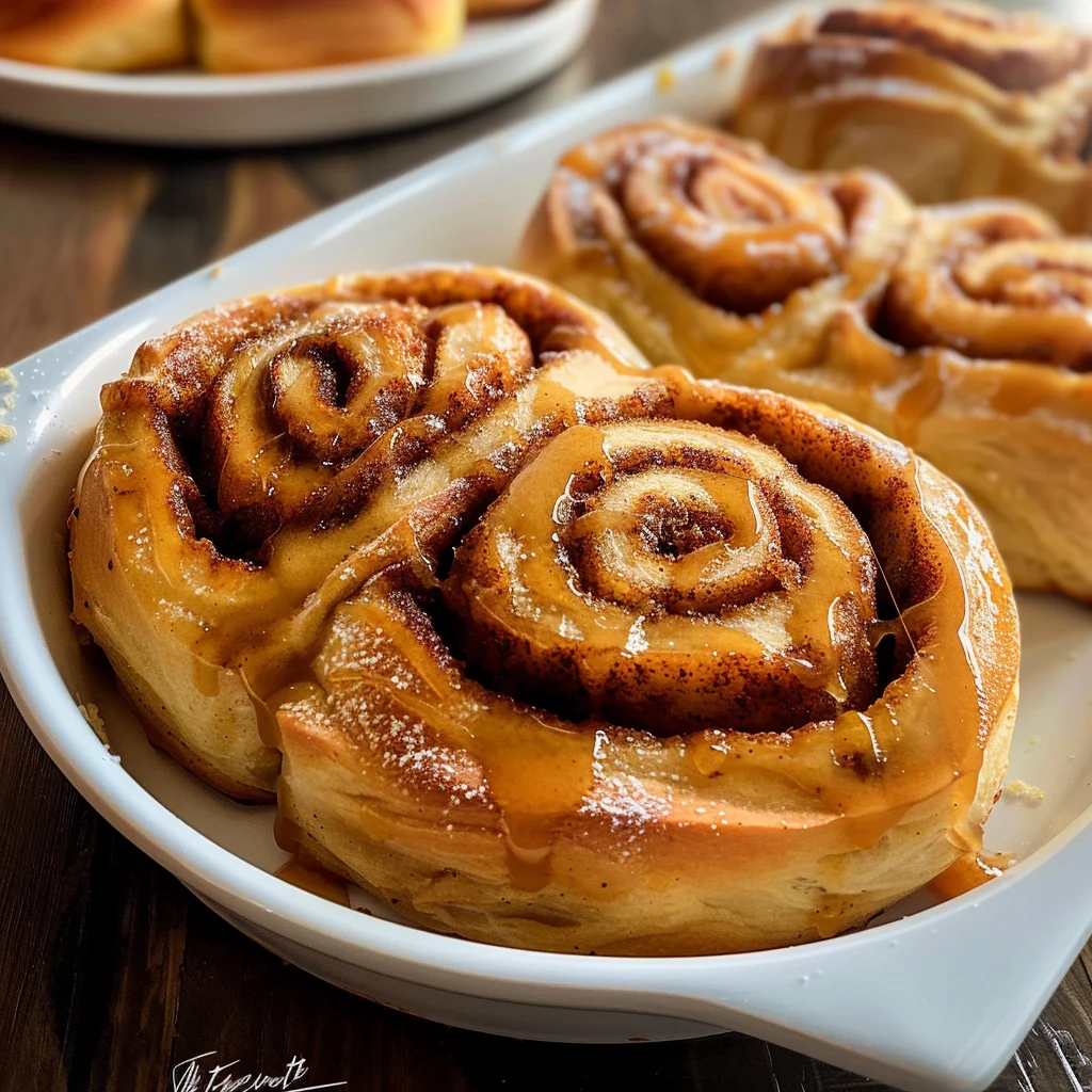 Pumpkin Butter Cinnamon Rolls