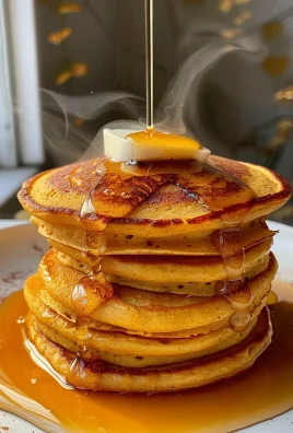 Pumpkin Cottage Cheese Pancakes