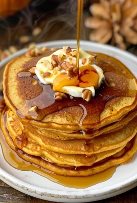 Pumpkin Greek Yogurt Pancakes