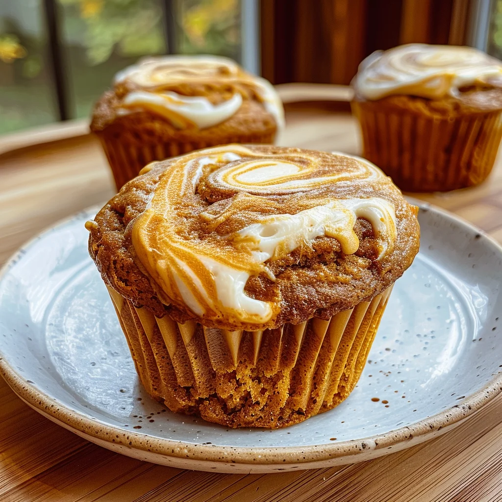 Pumpkin Swirl Muffins