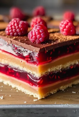 Raspberry Caramel Millionaires Shortbread