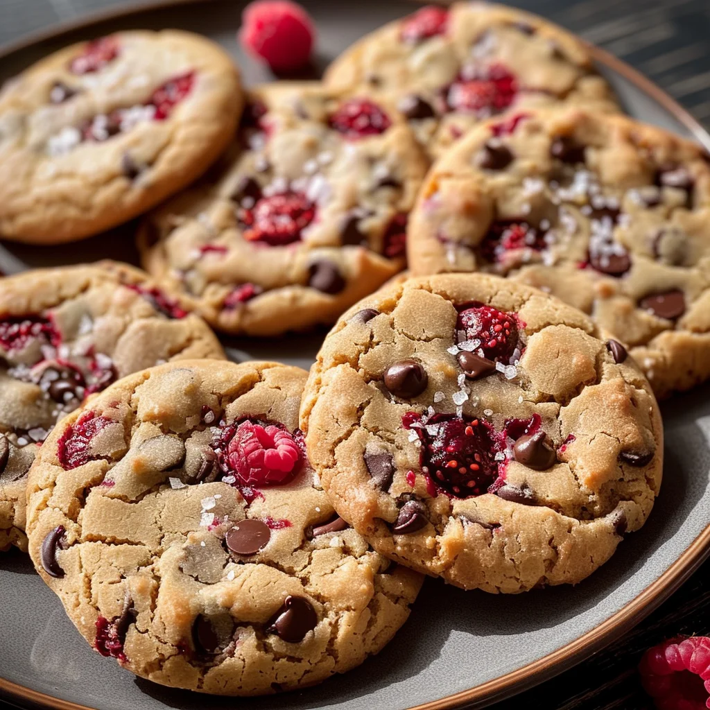 Raspberry Chocolate Chip Cookies