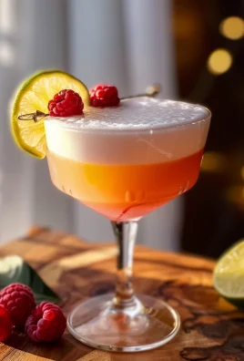 Raspberry Passionfruit Tequila Sour