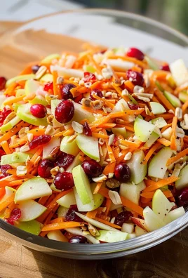 Refreshing Apple Cranberry Carrot Salad