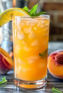 Refreshing Peach Lemonade