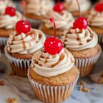 Root Beer Float Cupcakes