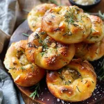 Rosemary Garlic Focaccia Muffins