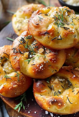 Rosemary Garlic Focaccia Muffins