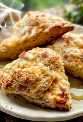 Savory Ham & Cheese Scones