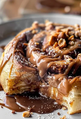 "Snickers" Cinnamon Rolls