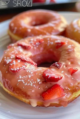 Strawberry Buttermilk Doughnuts Recipe
