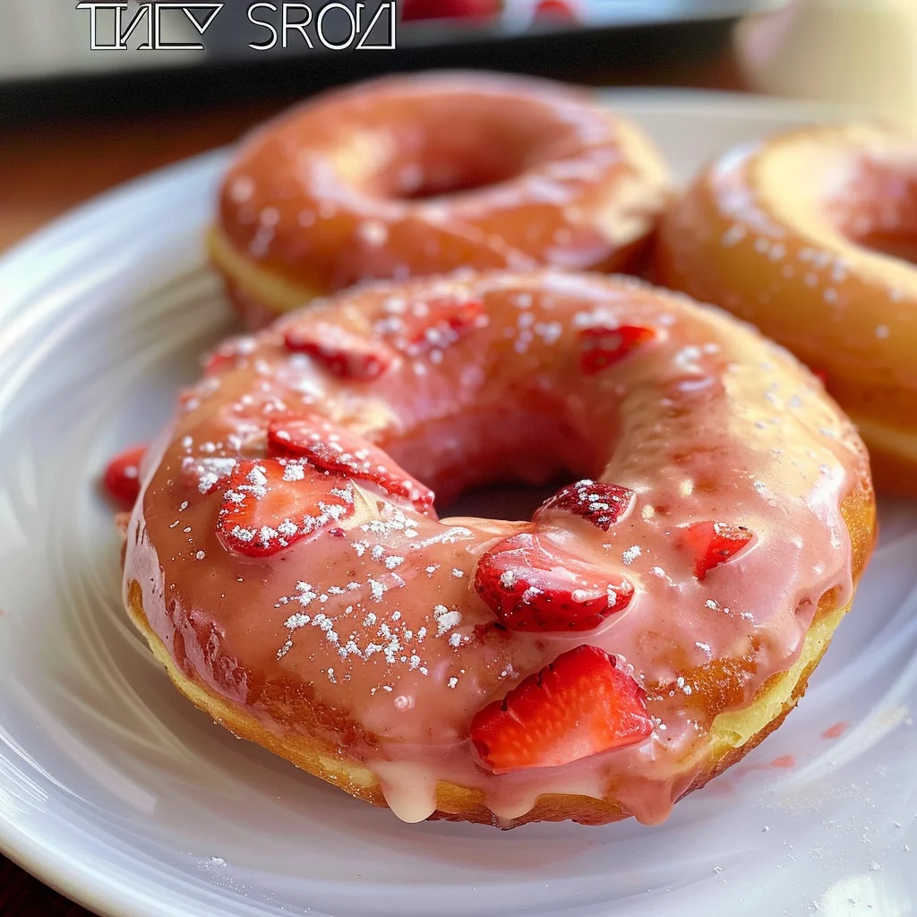 Strawberry Buttermilk Doughnuts Recipe