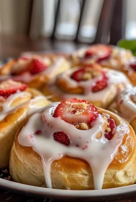 Strawberry Cheesecake Cinnabon Rolls