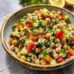 Tahini Lemon Chickpea Salad: A Refreshing Delight!