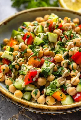 Tahini Lemon Chickpea Salad: A Refreshing Delight!