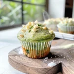 White Chocolate Matcha Muffins