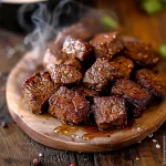Air Fryer Juicy Steak Bites