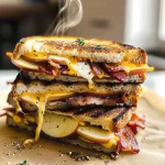 Apple Bacon and Cheddar Grilled Cheese