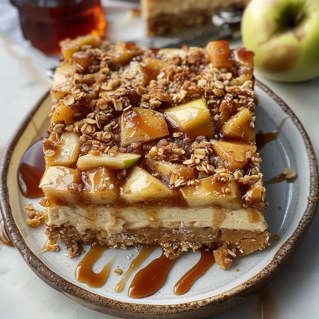 Apple Pie Cheesecake Bars
