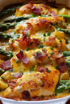 Asparagus & Bacon Chicken Potato Casserole