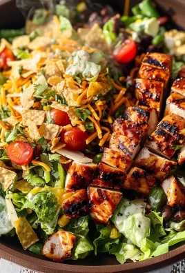 BBQ Chicken Chopped Salad with Cilantro Ranch