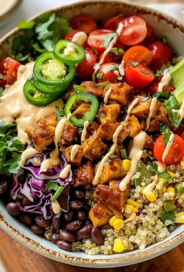 BBQ Ranch Chicken Quinoa Bowls