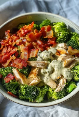 Bacon Broccoli and Ranch Chicken Salad