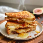 Bacon, Pear and Fig Grilled Cheese