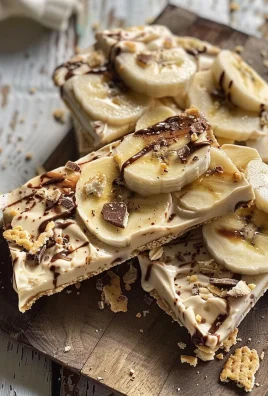 Banana & Nutella Frozen Yogurt Bark
