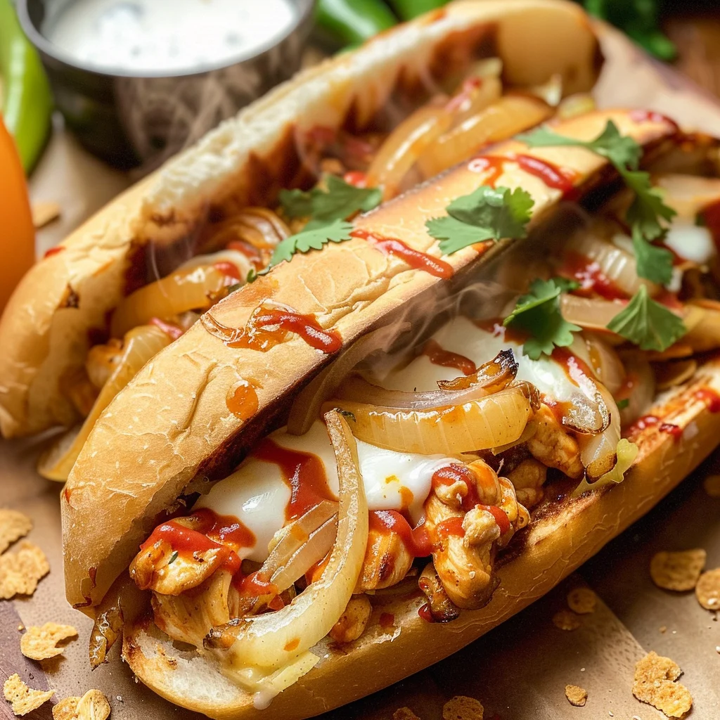 Best Buffalo Chicken Cheesesteak Recipe