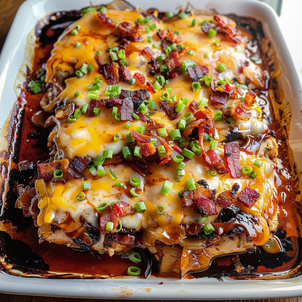 Cheesy Bacon BBQ Chicken
