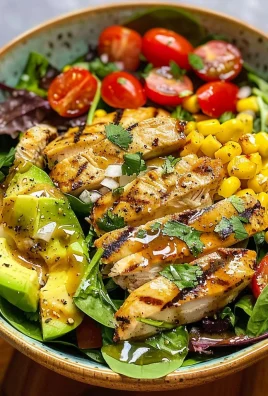 Cilantro Lime Grilled Chicken Salad